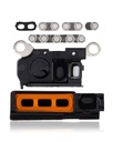 Pack de 10 Grilles anti-poussière pour haut parleur et micro compatible iPhone 15 Pro Max - White Titanium