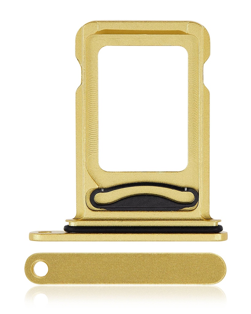 Tiroir Double SIM compatible iPhone 14 - 14 Plus - Jaune