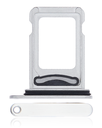 Tiroir SIM double compatible iPhone 13 Pro - 13 Pro Max - Argent