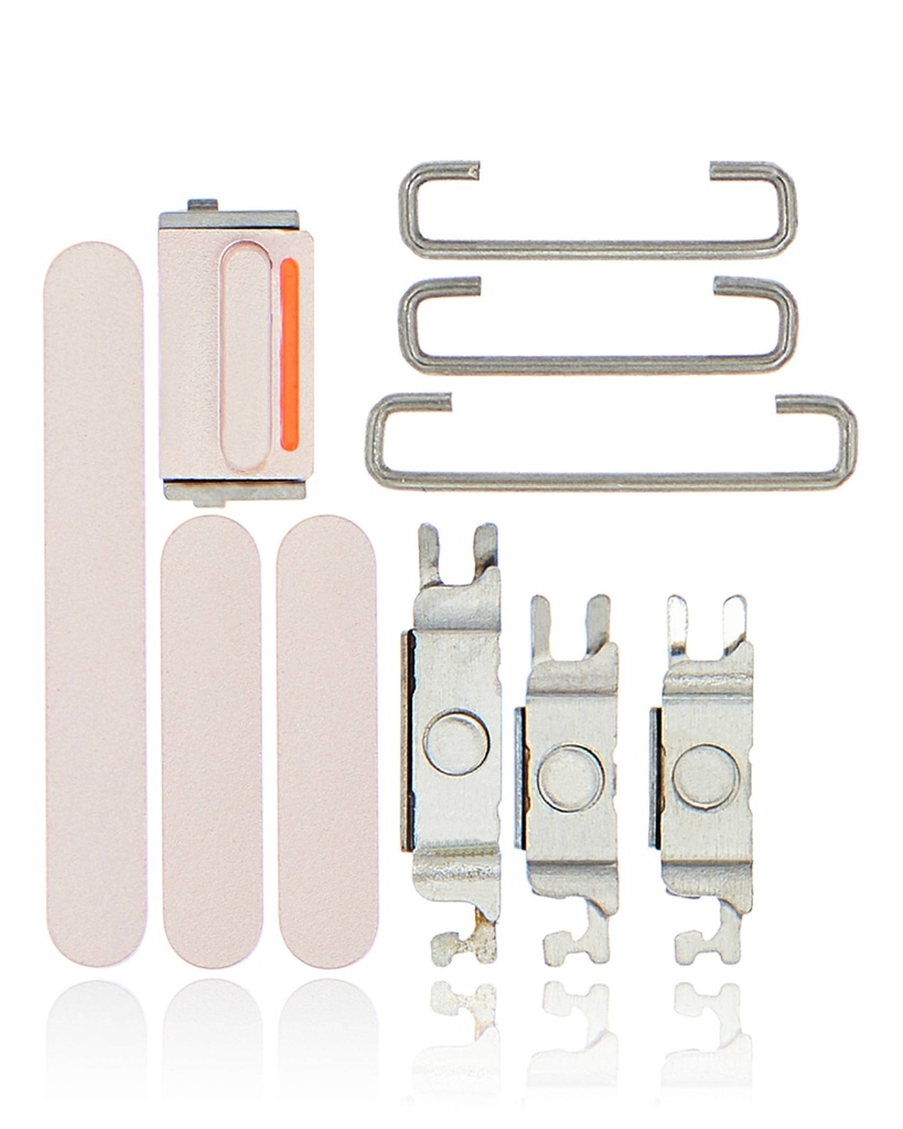 Boutons Power, Volumes et Switch compatibles iPhone 13 - 13 Mini - Rose