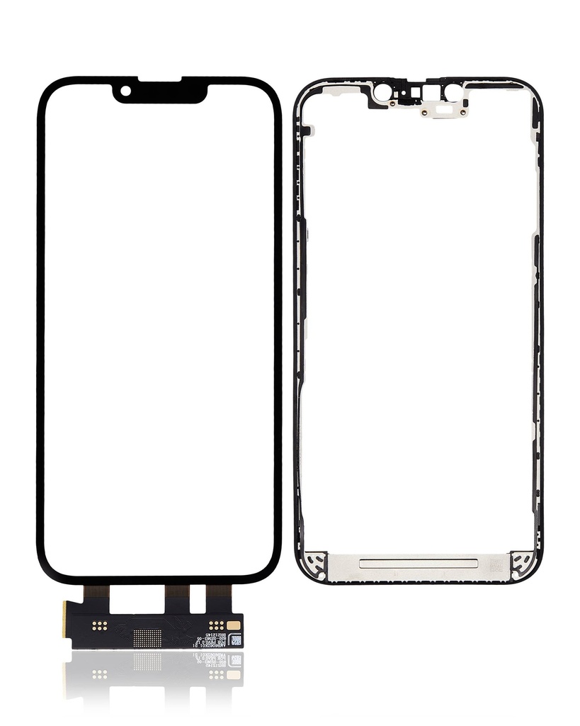 4 en 1 avec châssis inclus - Vitre tactile, OCA, Short Touch et OCA préinstallé compatibles iPhone 13 Pro - OCA Master