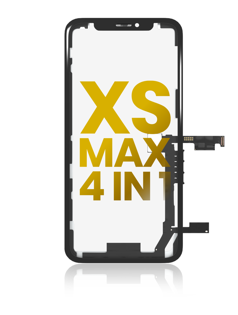 4 en 1 avec châssis inclus - Vitre tactile, OCA, Long Touch et OCA préinstall compatibles iPhone XS Max - OCA Master
