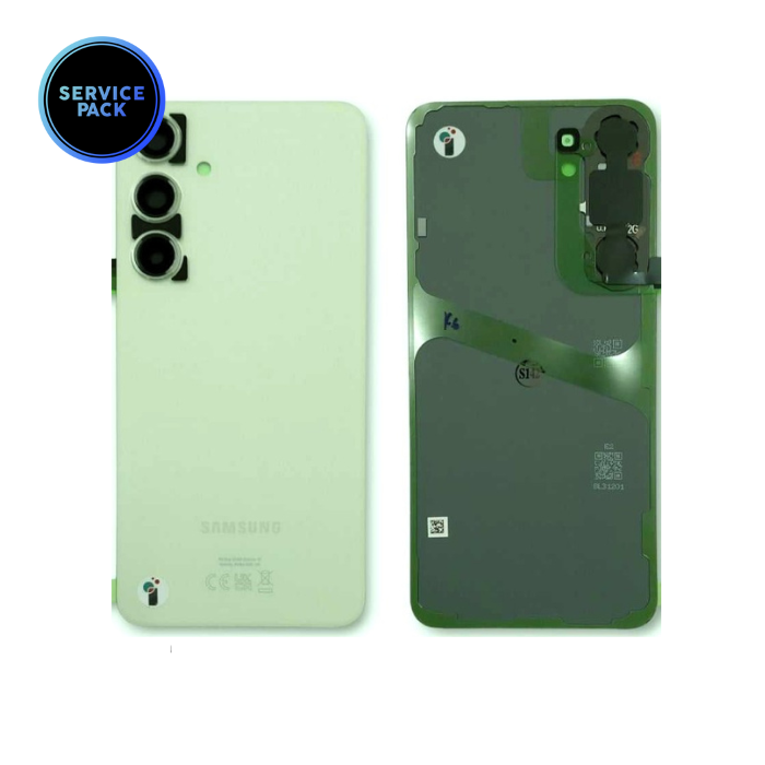 Vitre arrière pour SAMSUNG S24 Plus - S926 - SERVICE PACK - Vert Jade