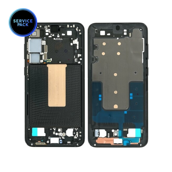 Châssis central pour SAMSUNG S23 Plus - S916 - SERVICE PACK - Noir