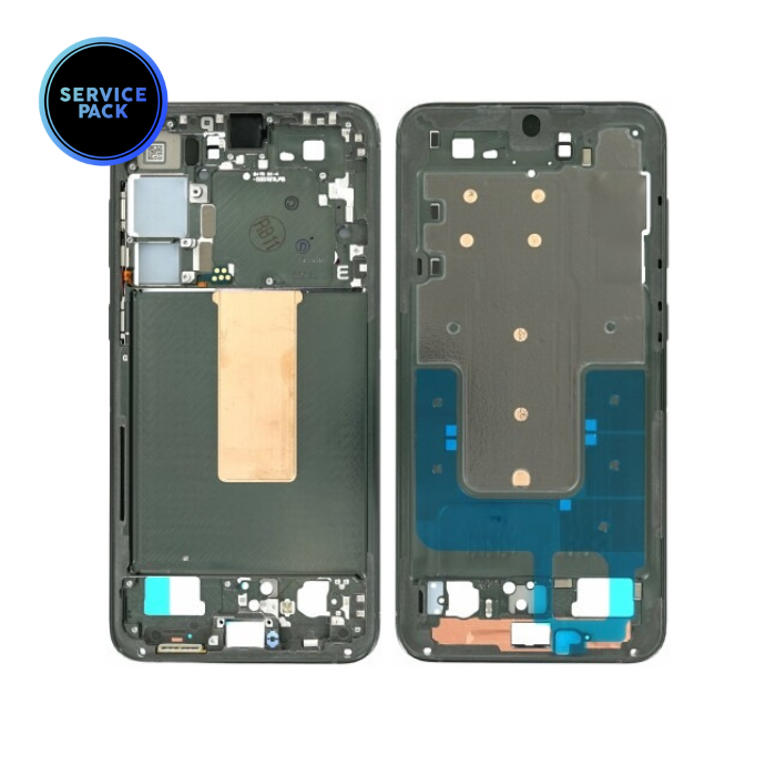 Châssis central pour SAMSUNG S23 Plus - S916 - SERVICE PACK - Vert