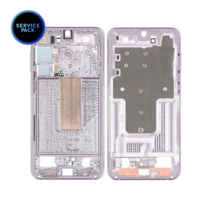 Châssis central pour SAMSUNG S23 Plus - S916 - SERVICE PACK - Lavande