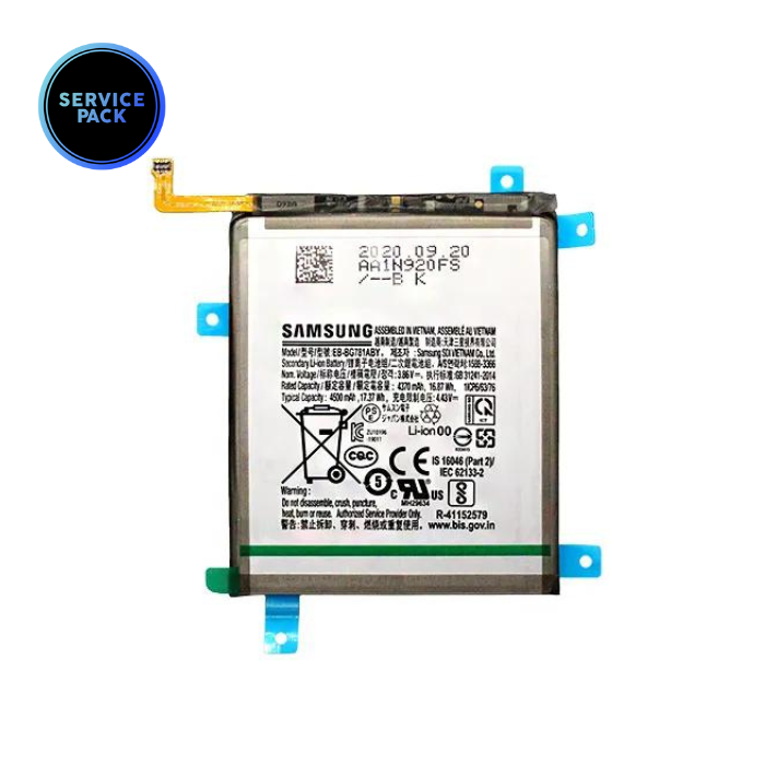 Batterie pour SAMSUNG S20 FE 4G - G780 - S20 FE 5G - G781 - A52s - A528 - A52 5G - A526 - A52 4G - A525 - SERVICE PACK - EB-BG781ABY