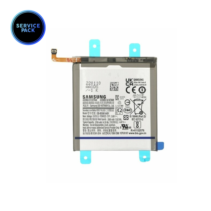 Batterie pour SAMSUNG S22 5G - G901B - SERVICE PACK - EB-BS901ABY