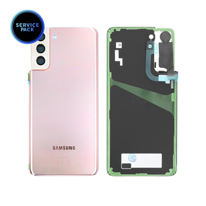 Vitre arrière pour SAMSUNG S21 Plus 5G - G996 - SERVICE PACK - Or