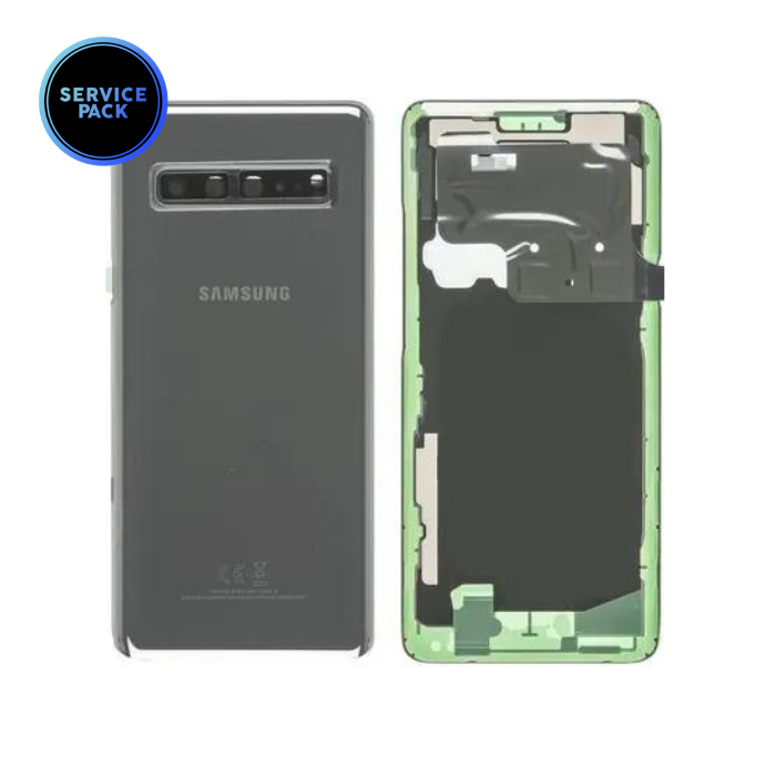 Vitre arrière pour SAMSUNG S10 5G - G977 - SERVICE PACK - Noir