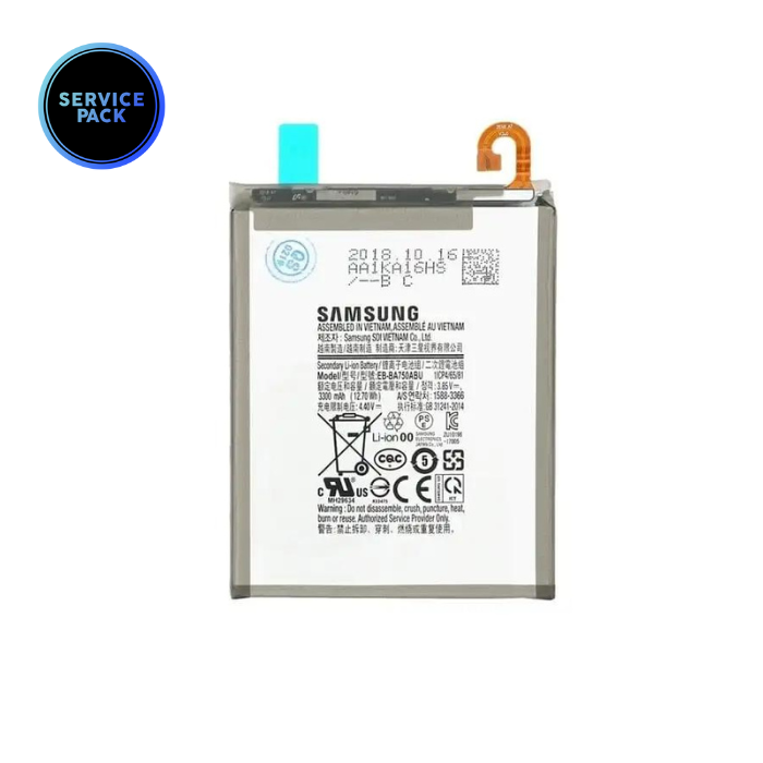 Batterie pour SAMSUNG A10 - A105 - SERVICE PACK - EB-BA750ABU