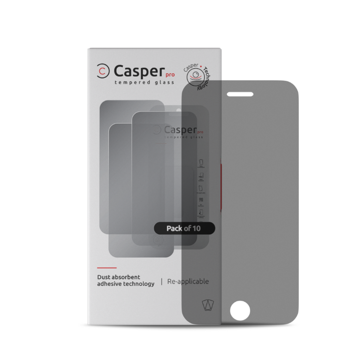 Verre trempé Privacy compatible iPhone 6 - 6S - 7 - 8 - SE 2020 - SE 2022 - Casper Pro