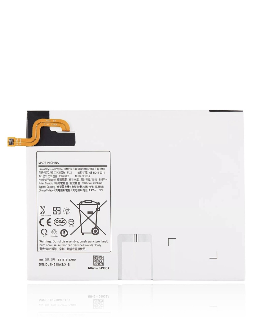 Batterie compatible SAMSUNG Tab A 10.1" - T510 - T515 - T517 - EB-BT515ABU