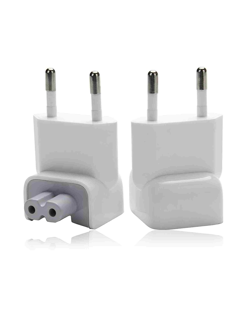 Embout EU Chargeur mural magsafe Duckhead à 2 broches compatible avec tous les MacBook