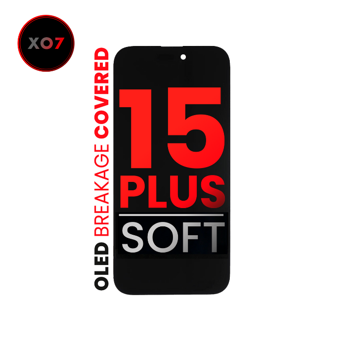 Bloc écran OLED compatible iPhone 15 Plus - Aftermarket Pro - XO7 Soft