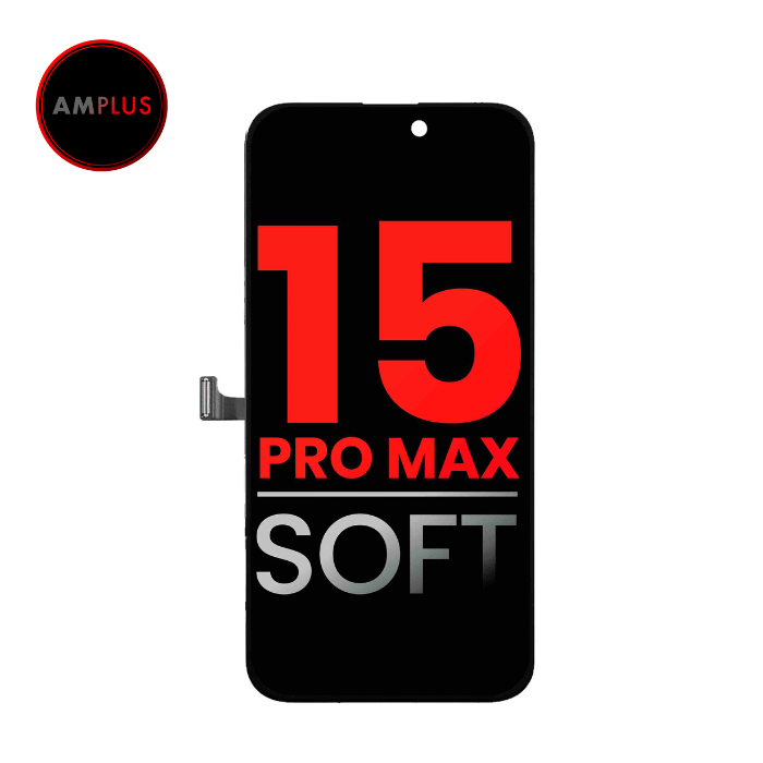 Bloc écran OLED compatible iPhone 15 Pro Max - Aftermarket Plus - Soft