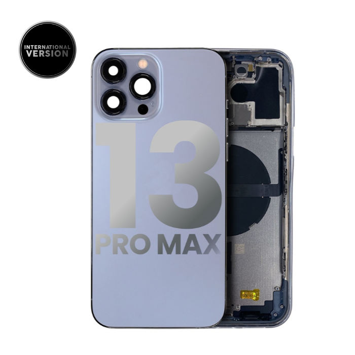 Châssis avec nappes pour iPhone 13 Pro Max - Version internationale - Grade A - Bleu Sierra