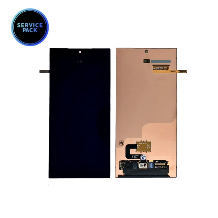 Bloc écran OLED sans châssis pour SAMSUNG S24 - S921B - SERVICE PACK - Noir