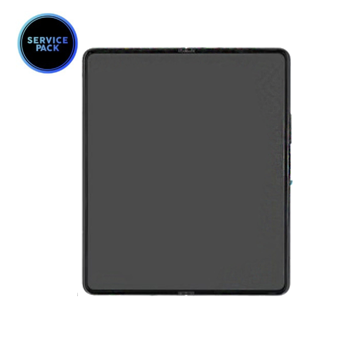 Bloc écran OLED avec châssis pour SAMSUNG Z Fold 5 - F946B - SERVICE PACK - Gris