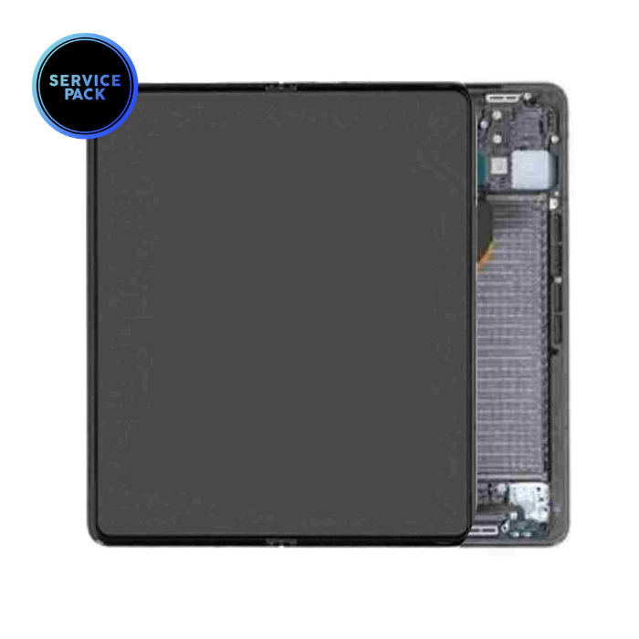 Bloc écran externe OLED pour SAMSUNG Z Fold 5 - F946B - SERVICE PACK - Noir