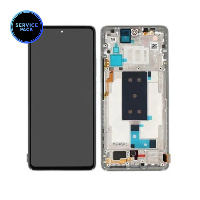 Bloc écran OLED pour XIAOMI 11T Pro et Poco F4 GT - SERVICE PACK - Argent