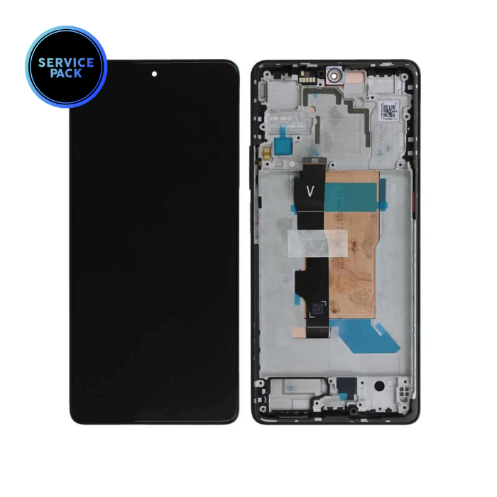 Bloc écran OLED pour XIAOMI Poco F5 5G - SERVICE PACK - Noir