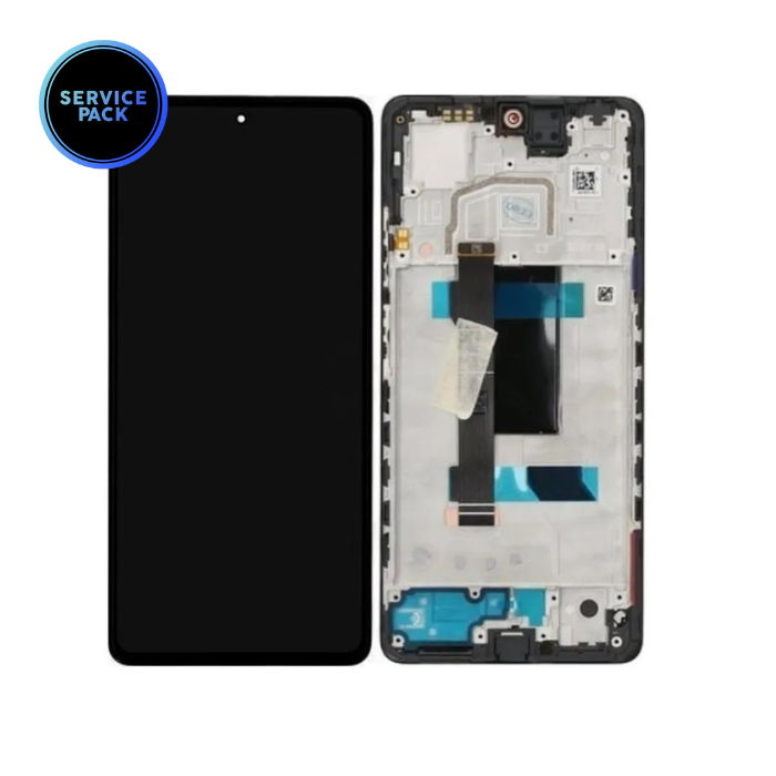 Bloc écran OLED pour XIAOMI Redmi Note 12 Pro 5G - SERVICE PACK - Noir