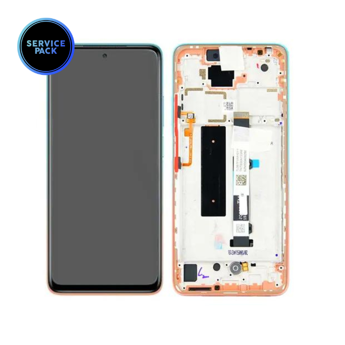 Bloc écran LCD pour XIAOMI Mi 10T Lite - SERVICE PACK - Or Rose