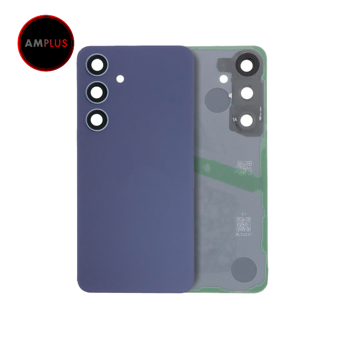 Vitre arrière avec lentille caméra compatible SAMSUNG S24 5G - Sans logo - Aftermarket Plus - Cobalt Violet