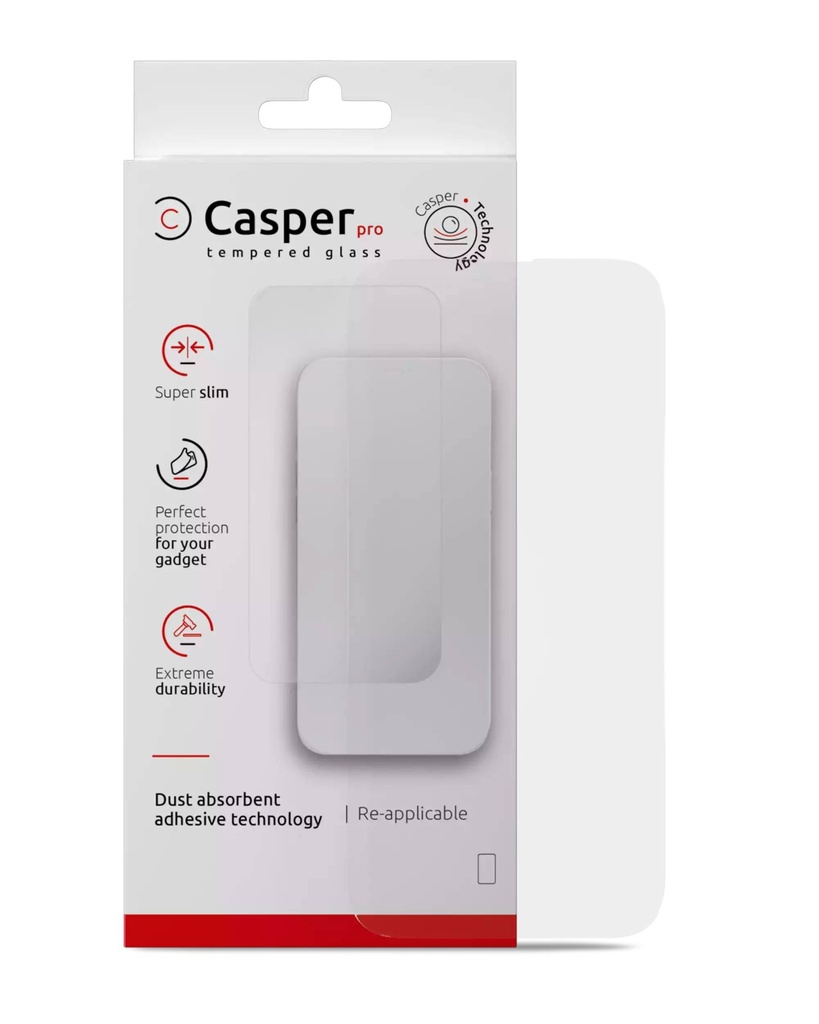 Verre trempé Clair pour iPhone 16 Pro - Apple - Casper Pro