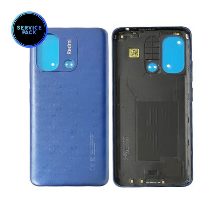 Vitre arrière pour XIAOMI Redmi 12C - SERVICE PACK - Bleu