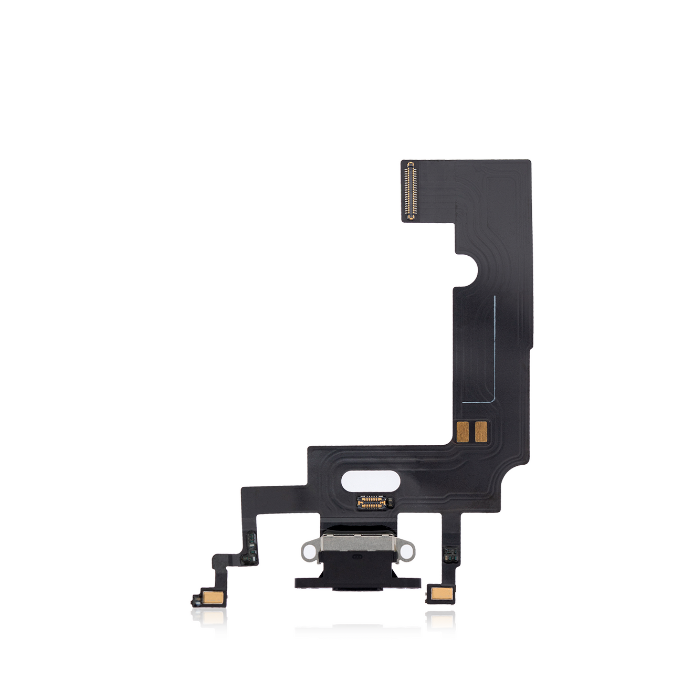 Connecteur de charge avec nappe compatible iPhone XR - Aftermarket - Noir