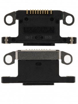 Connecteur de charge seul compatible iPhone 11 Pro/11 Pro Max - Gris sidéral - Pack de 10