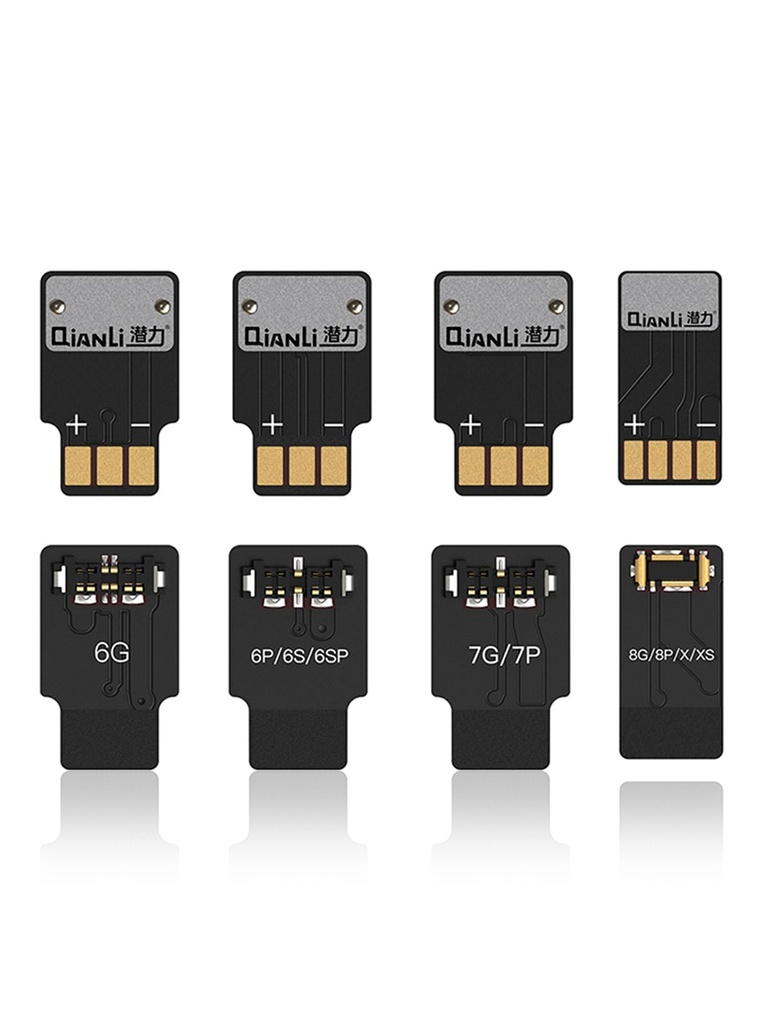 Connecteurs de batterie IPOWER PRO MAX DC POWER FLEX compatible iPhone 6 à 11 Pro MAX - TIPS UNIQUEMENT - QIANLI