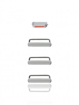 Kit de Boutons (Power/Volume/Switch) Pour iPhone 6S - Argent