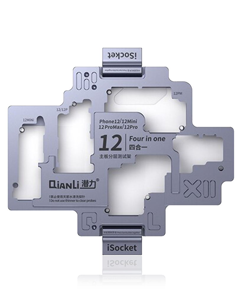 4 en 1 Plateforme ISOCKET QIANLI iPhone 12 - 12 Pro - 12 Pro max - 12 Mini