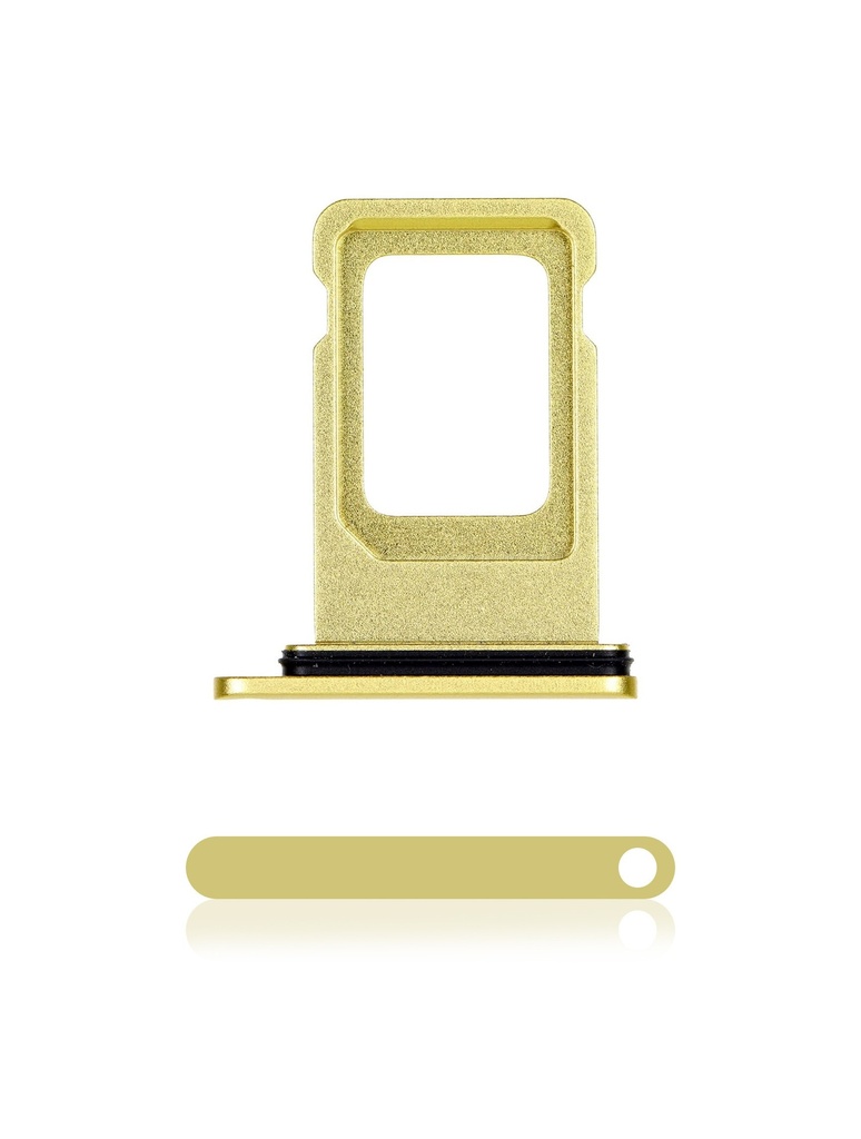 Tiroir SIM compatible iPhone 11 - Jaune