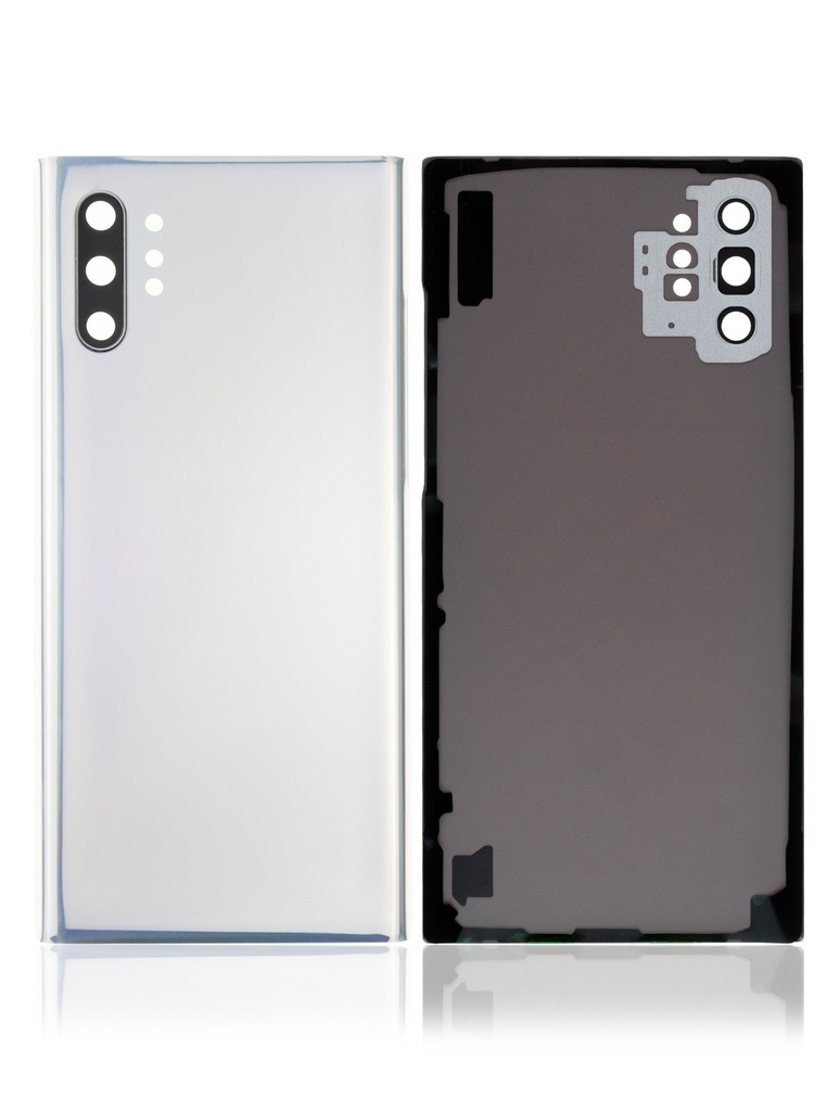 Vitre arrière (avec vitre caméra) pour SAMSUNG Note 10 Plus - N975 - Argent (sans logo)