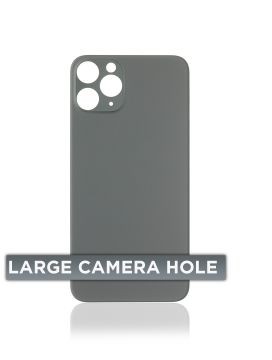 Vitre arrière Pour iPhone 11 Pro - Sans logo - Large Camera Hole - Vert