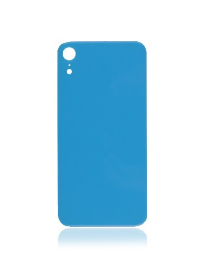 Vitre arrière pour iPhone XR (Sans Logo) - Bleu