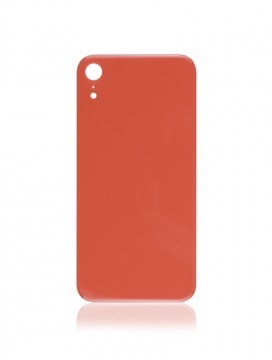 Vitre arrière compatible iPhone XR - No Logo - Corail