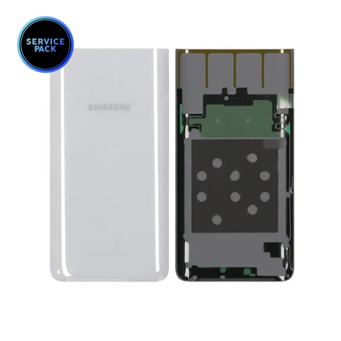 Vitre arrière pour SAMSUNG A80 - A805F - SERVICE PACK - Argent