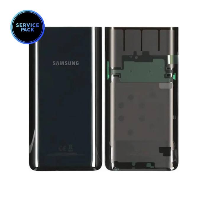 Vitre arrière pour SAMSUNG A80 - A805F - SERVICE PACK - Noir