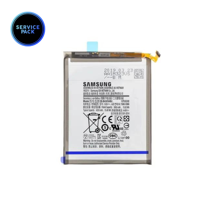 Batterie pour SAMSUNG A50 - A505F - A30s - A307F - A20 - A205F - SERVICE PACK - EB-BA505AB