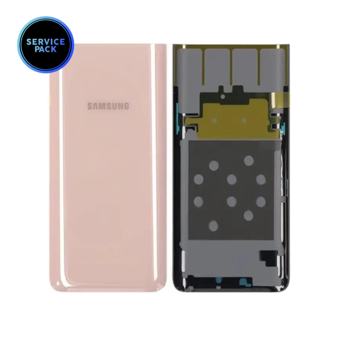 Vitre arrière pour SAMSUNG A80 - A805F - SERVICE PACK - Or