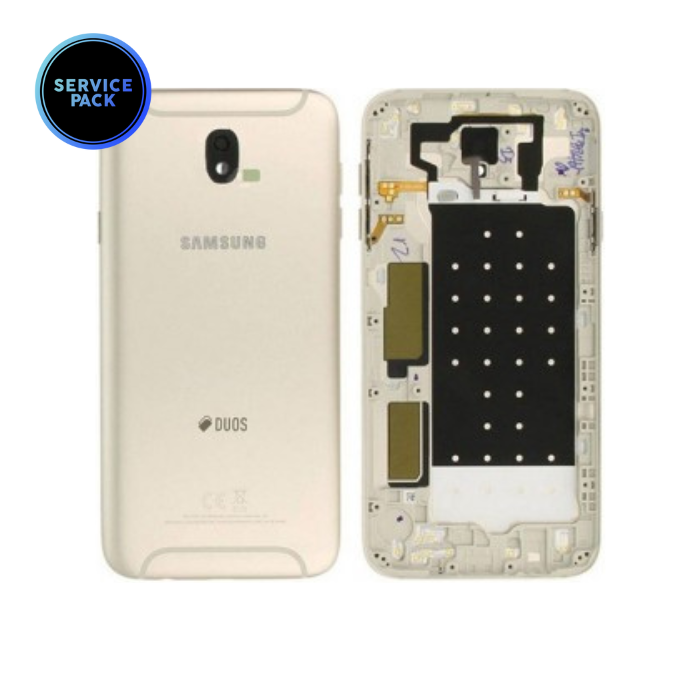 Vitre arrière pour SAMSUNG J7 2017 - J730F - SERVICE PACK - Or