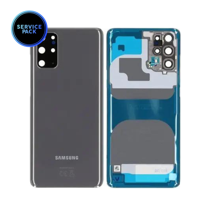 Vitre arrière pour SAMSUNG S20 Plus - G986F - SERVICE PACK - Gris