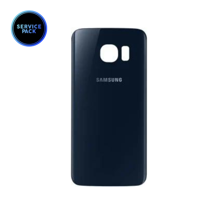 Vitre arrière pour SAMSUNG S6 - G920F - SERVICE PACK - Noir