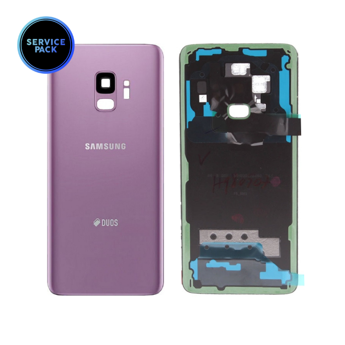 Vitre arrière pour SAMSUNG S9 - G960F - SERVICE PACK - Violet