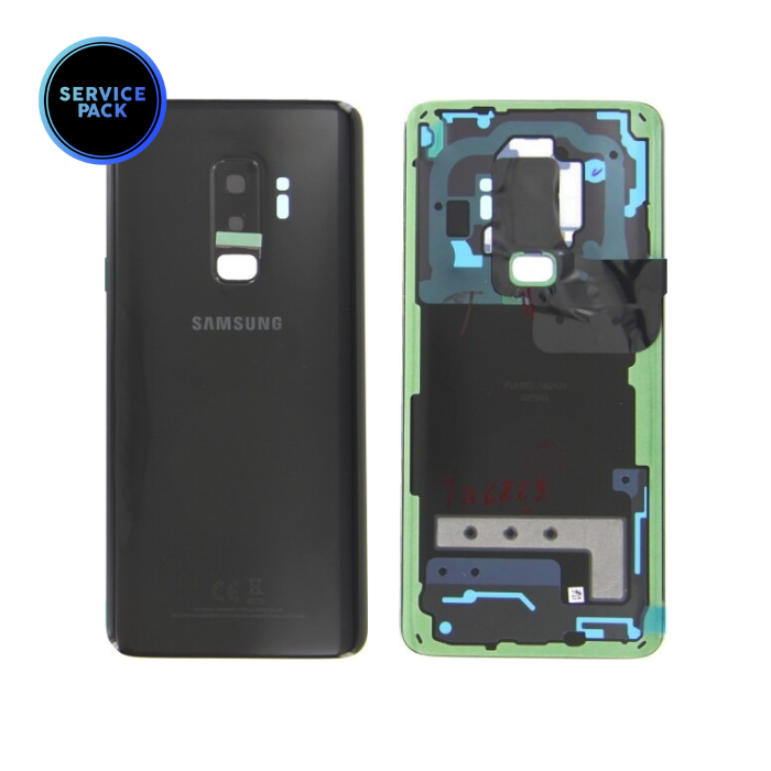 Vitre arrière pour SAMSUNG S9 Plus - G965F - SERVICE PACK - Noir